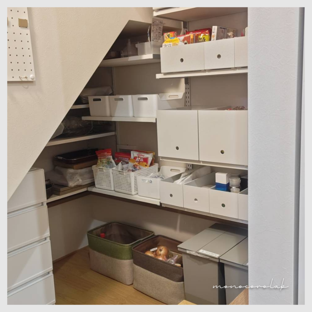 新築一戸建てキッチン収納｜お菓子作り道具の整理収納サポート