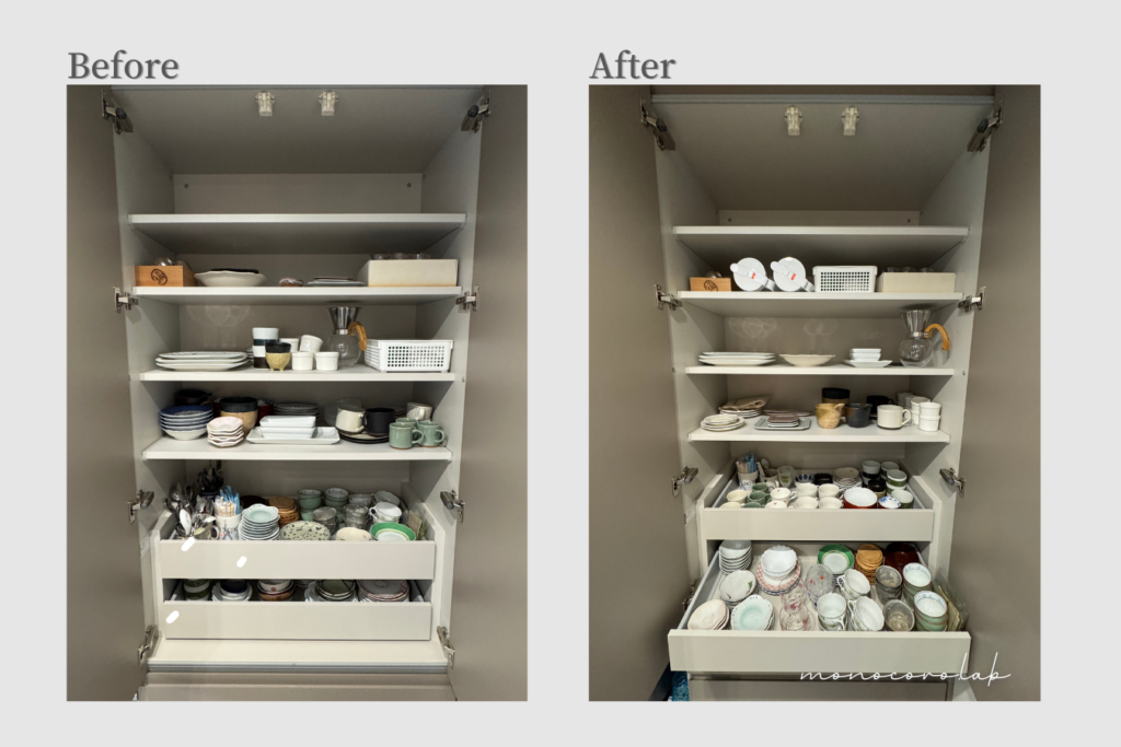 新築一戸建てキッチン収納｜お菓子作り道具の整理収納サポート