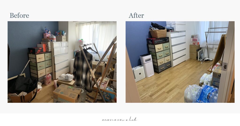 物置部屋が生まれ変わった整理収納のビフォーアフター